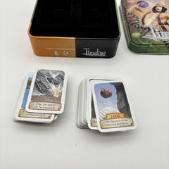 Timeline Science and Discoveries Card Game Asmodee Complete In Tin VG Condition