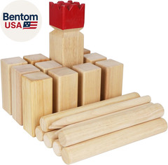 Kubb Game Set Backyard Game Set Outdoor Tossing Game Set with Carrying Bag