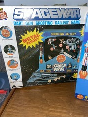 Vintage Space War Dart Gun Shooting Gallery Game Works