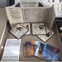 Vintage HeroQuest Milton Bradley Games Workshop Board Game- NOT Complete! – 1990