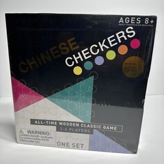 CHINESE CHECKERS GAME. BRAND NEW/SEALED. AGES 8 and above. 2 To 6 Players.