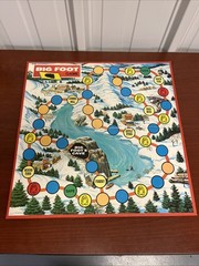 Vintage 1977 Milton Bradley Big Foot The Giant Snow Monster Game Board