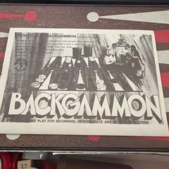 BACKGAMMON PLEASENTIME GAMES 1973 EXCELLENT CONDITION RARE!
