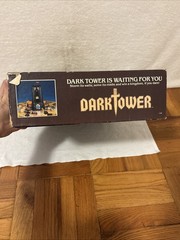 1981 Dark Tower Board Game BOX ONLY DAMAGED Milton Bradley