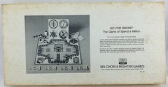 1976 Go For Broke Board Game by Selchow & Righter Complete in Great Conditon