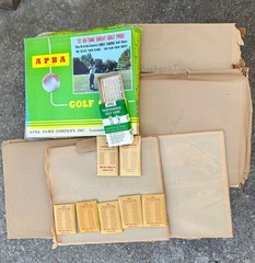Vintage APBA Golf Game Lot – 7 packs of cards – 7 Courses and more