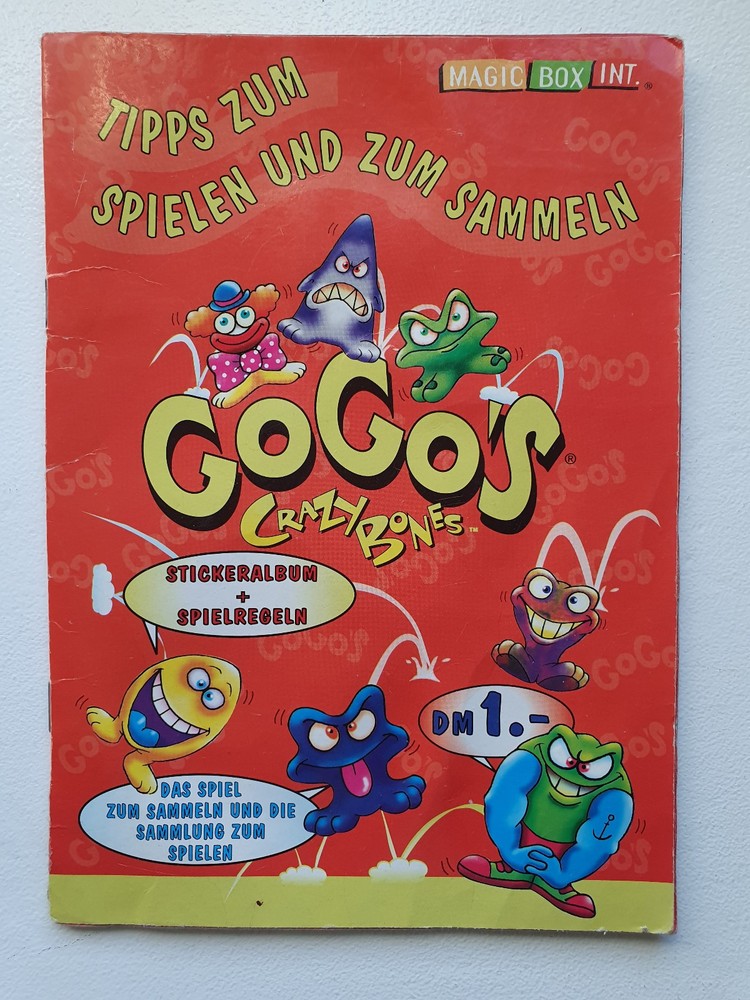 German Buddies / Mutants sticker album – Gogo’s Crazy Bones