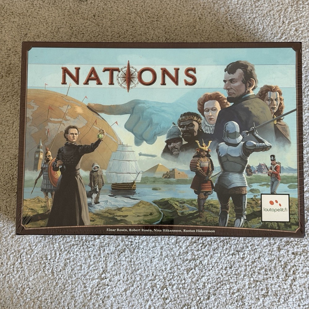 Nations Board Game – Asmodee First Edition 2013 – New, in shrink