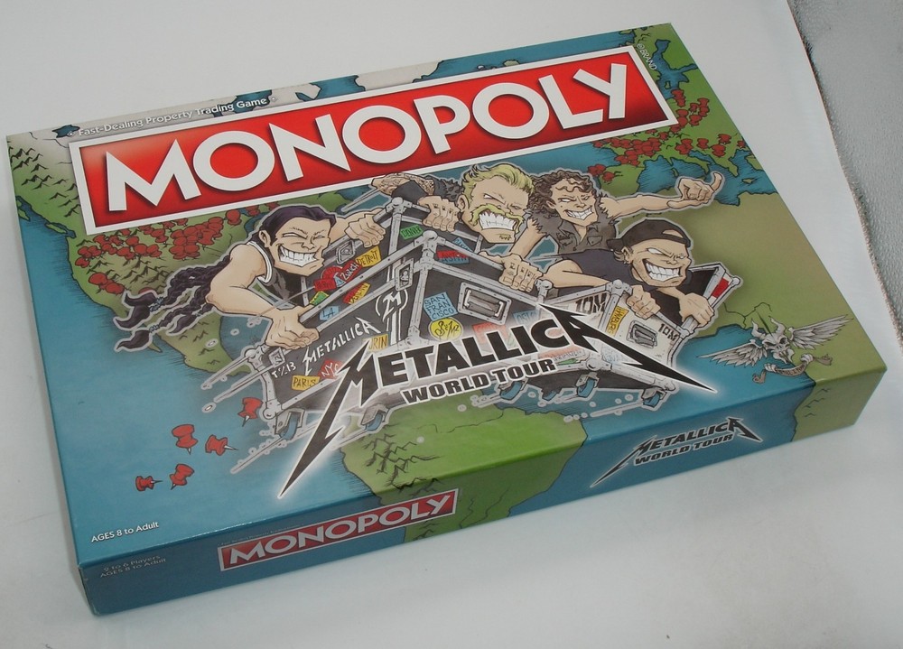 Metallica World Tour Monopoly Hasbro USAopoly 2020 Game Collectible