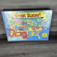 Great States Board Game International Playthings 1999 Geography Complete
