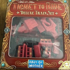 New Sealed Ticket to Ride Red 20th Anniversary Deluxe Train Set