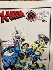 Vintage 1994 X-Men Under Siege Board Game COMPLETE Pressman Marvel w/ 18 Figures