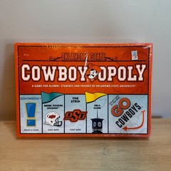 Oklahoma State Cowboy-Opoly Board Game & Playing Cards Set OSU Late for the Sky