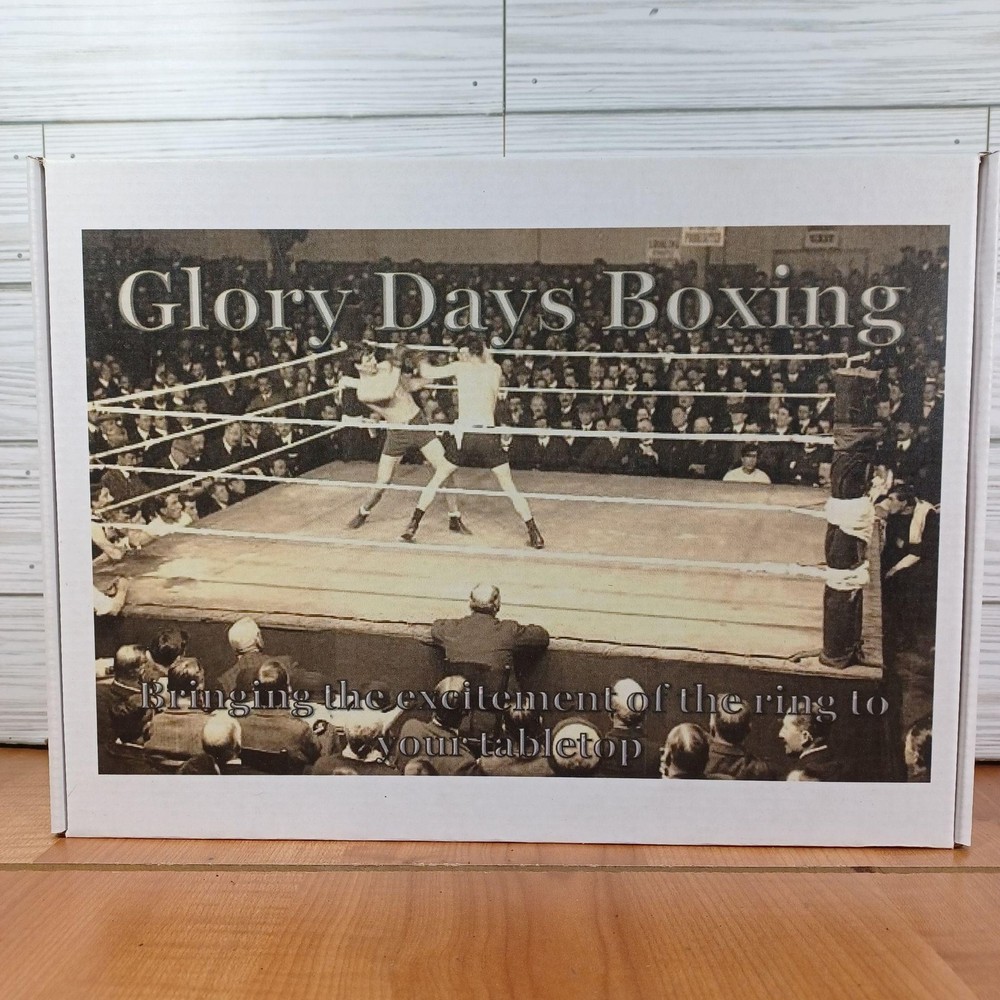 Sideline Strategy Glory Days Boxing Board Game Tabletop Sports Missing Dice