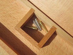 Sterling WOODEN BOX w/ INLAY Double Track CRIBBAGE BOARD Sunnywood 2000