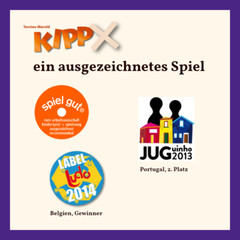 Kipp X Franjos Spieleverlag Holzspielzeug Familienspiel Legespiel Strategiespiel