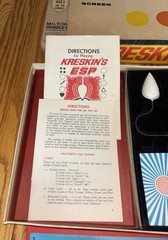 1967 Kreskin’s ESP Game by Milton Bradley Complete in Good Condition