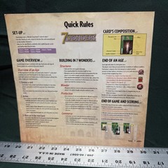 7 Wonders Board Game 2011 Repos Production Complete Strategy Game – Ships Free!