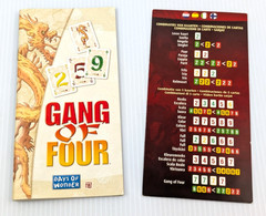 Gang of Four Card Game – Days of Wonder (2005) 100% COMPLETE