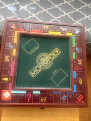 Monopoly Collector’s Edition 1991 Franklin Mint Wooden Luxury Board Game