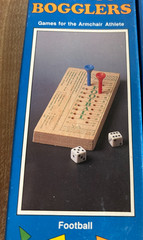 VTG Sports Bogglers Wooden Games by Russ Berrie NOS Football, Basketball, Derby