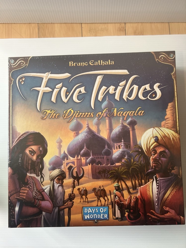 New 5 FIVE TRIBES BOARD GAME bruno cathala djinns days of wonder English SEALED