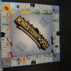 Late for the Sky Monroe County-Opoly New Sealed Board Game Contents NIB Rare