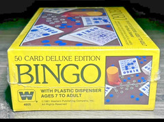 1981 VINTAGE BINGO 50 CARD DELUXE EDITION Game by WHITMAN 4805~NEW & SEALED