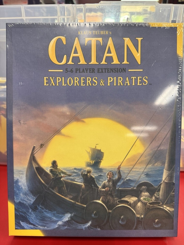 Settlers of Catan Explorers & Pirates 5-6 Player extension Factory Sealed MF3076