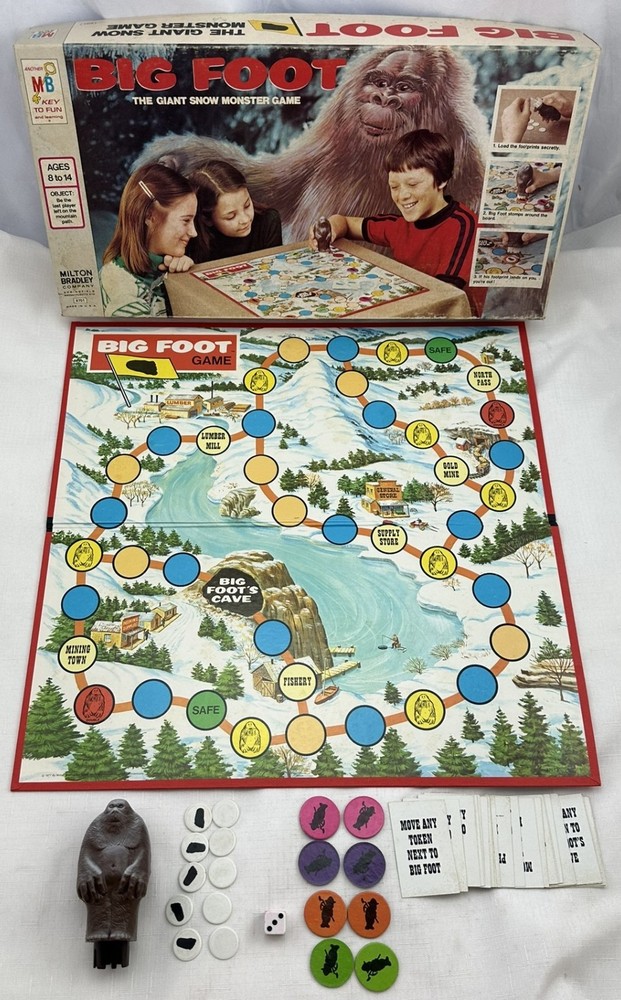 1977 Big Foot Game by Milton Bradley Complete in Great Condition FREE SHIPPING