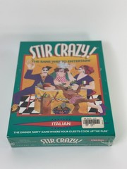 Stir Crazy Italian Dinner Party Game New Sealed Vintage 1996