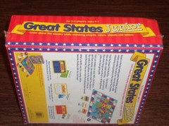 NIB 2003 Great States Junior Game Board By International Playthings