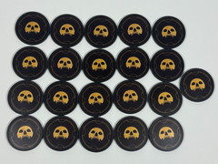 Hoplomachus Victorum Board Game Bane Chips Set of 21 COMPLETE Chip Theory Games