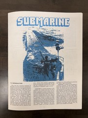Avalon Hill – Submarine Board Game (1977) – COMPLETE! MOSTLY UNPUNCHED!