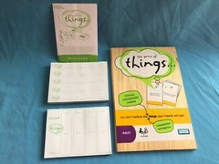 Pre-Owned 14 Years to Adult Full Size Game of Things Card/Board Game in Wood Box