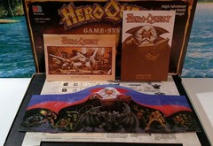 Hero Quest Board Game Milton Bradley -100% complete- 1990
