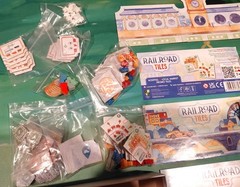 Railroad Tiles Game Horrible Guild + World Expansion + Promo (Kickstarter)