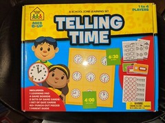 Telling Time A School Zone Learning Set 1-4players 6yr+