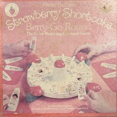 1981 Parker Brothers Strawberry Shortcake Berry-Go-Round Carousel Game, Complete