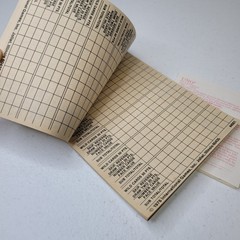 Vintage 1978 UNO Card Game Score Card Pad and 1979 Instructions Manual #4001