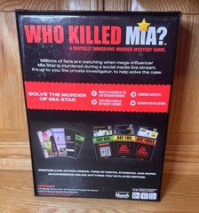Who Killed Mia? A Digitally Immersive Murder Mystery Adult Crime Board Game
