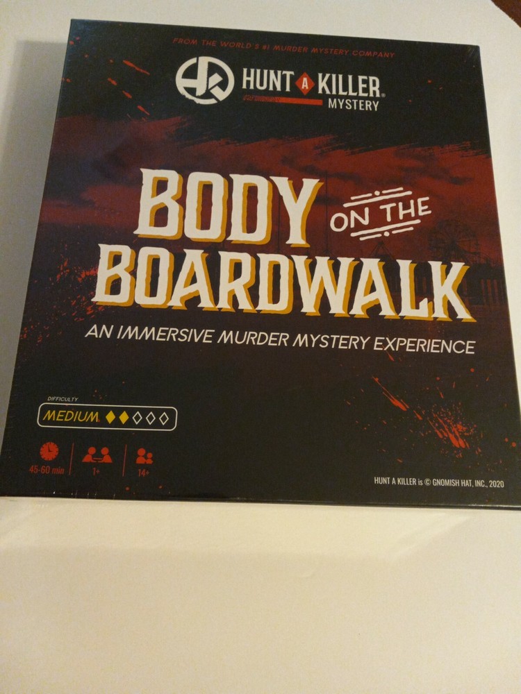 Hunt a Killer Body on the Boardwalk Immersive Murder Mystery Game