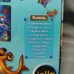 Oceanos Game Board Game complete unplayed pre-owned Iello games 2-5 ages 8+