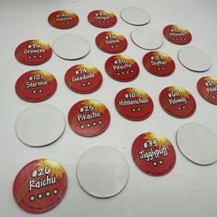 Pokemon Pogs Collectible Set Various Characters & Animals Lot Of 23