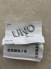 Uno Dice Game 2011 From Pop Can Travel Set. 11 Dice and Rules No Can