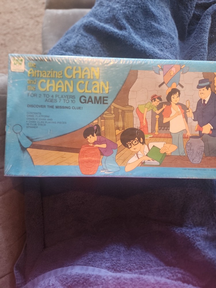 VINTAGE SEALED NOS 1973 HANNA BARBERA’S THE AMAZING CHAN AND THE CHAN CLAN GAME