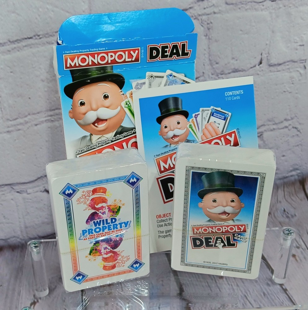 Monopoly Deal Card Game Hasbro Game New in Box. 2-5 Players. Play In 15 Minutes