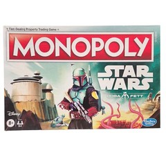 Star Wars Monopoly Boba Fett Edition Board Game 2022 Movie Figures Memorabilia