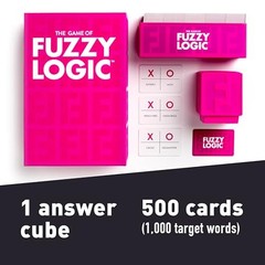 Fuzzy Logic Word Guessing Party Game – Funny Team-Based Card Game for Kids, Teen