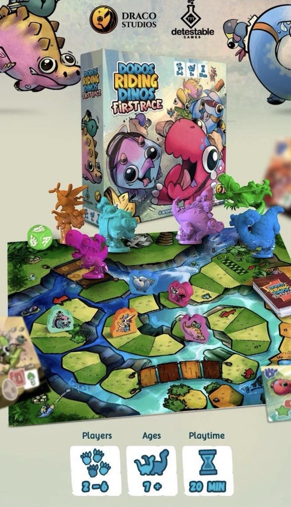 Dodos riding Dinos First race (Kickstart with everything)